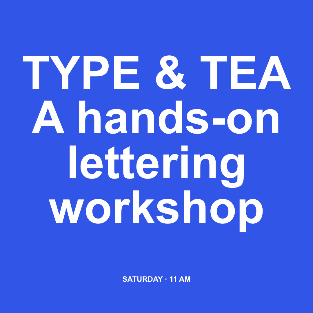 Square online workshop announcement with organiser details