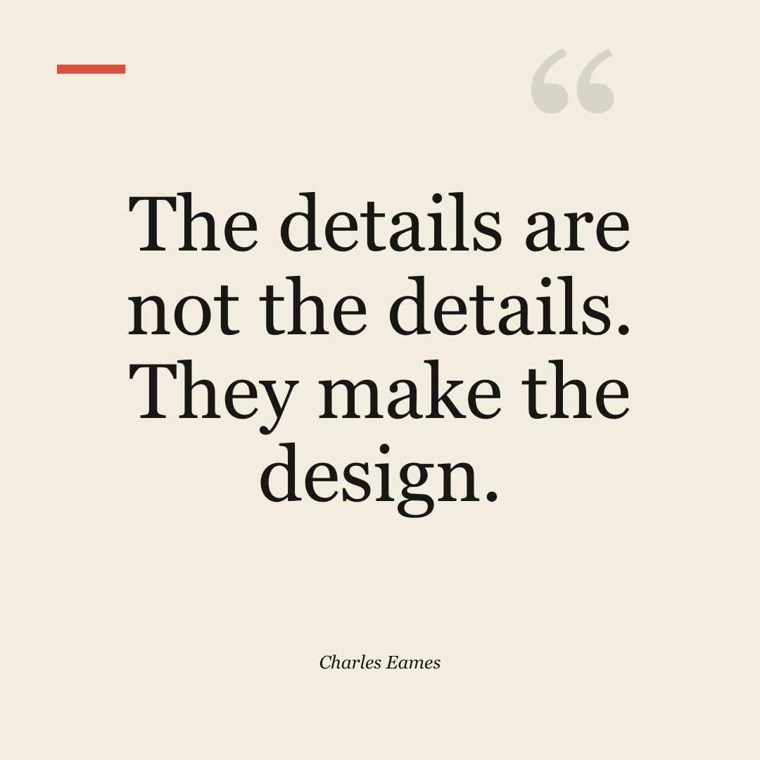 Editorial square quote card featuring a Charles Eames quotation