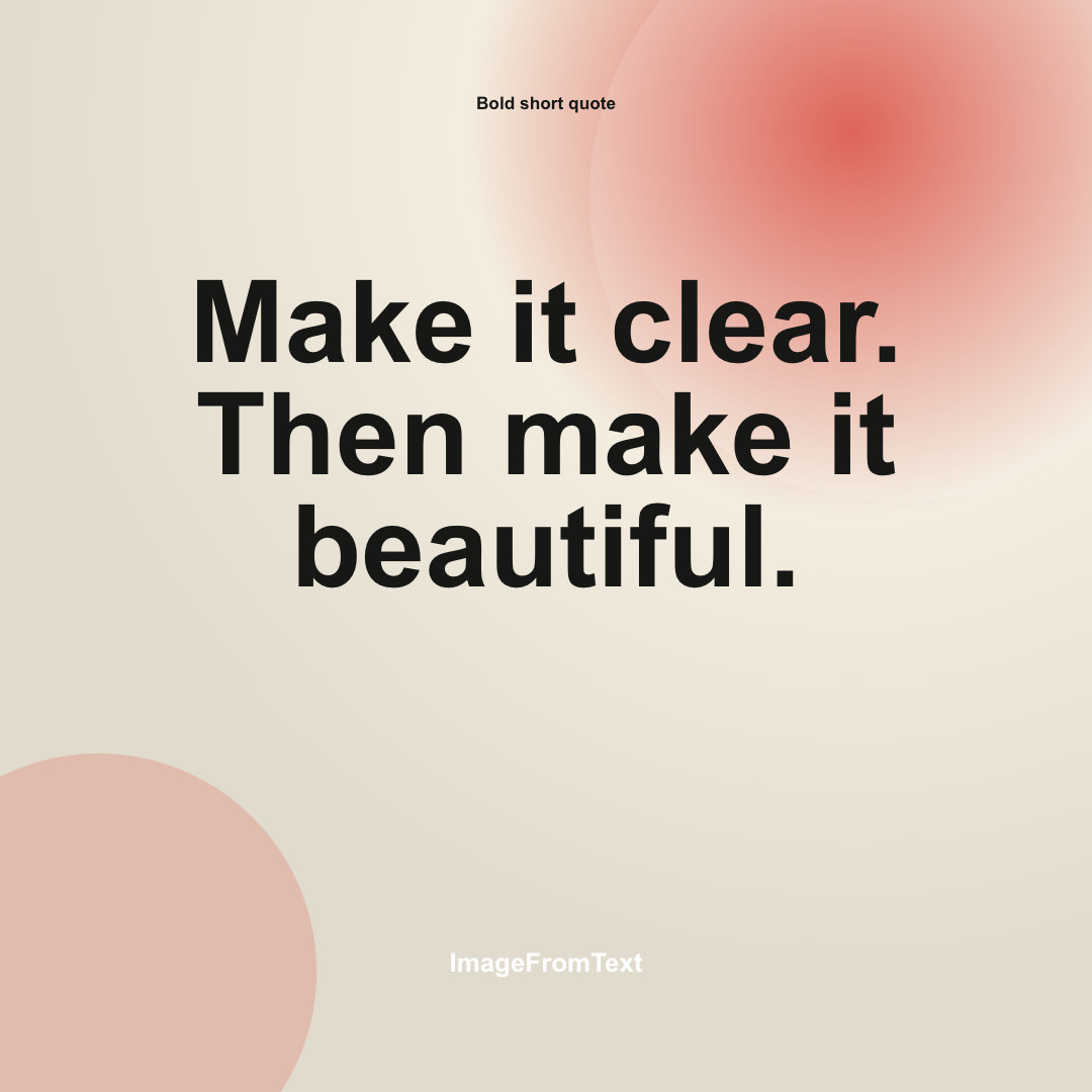 Bold dark square quote card with high-contrast typography
