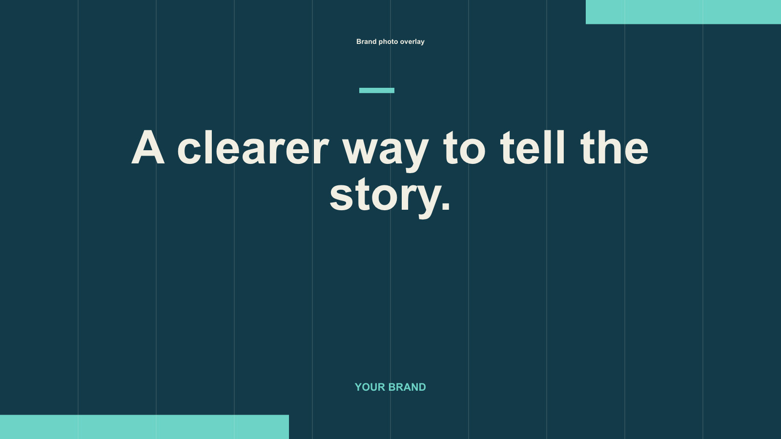 Wide product photograph with a concise promotional text overlay